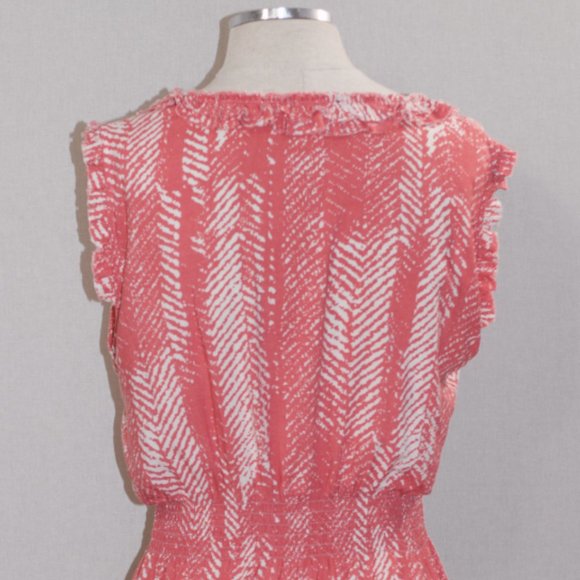 THML Pink & White Cotton Dress - Picture 3 of 11